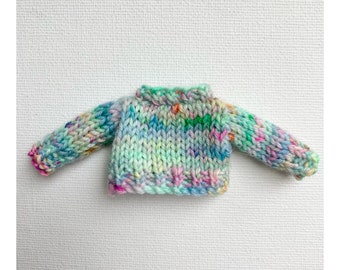 5-inch Tiny Doll Sweater Knitting Pattern (PDF Pattern)