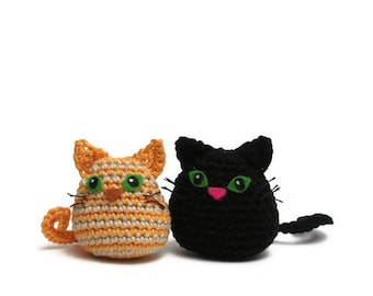 Amigurumi Cat Crochet Pattern, Quick Beginner Project (PDF)
