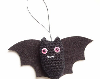 bat crochet pattern pdf, quick and easy amigurumi vampire bat crochet pattern