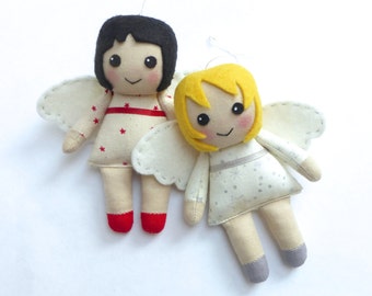 Cloth Angel Doll Pattern, Christmas Decoration (PDF Pattern)