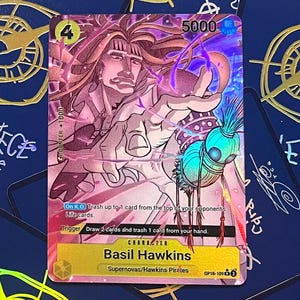 Basil Hawkins (OP10-109) - OPTCG Custom Card (Foil Textured Proxy)