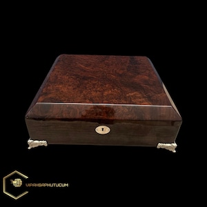 Humidor in legno di cedro, scatola di sigari di lusso, contenitore per sigari, contenitore per sigari di alta qualità, regalo ideale per lui, idee regalo di Natale, regalo ideale
