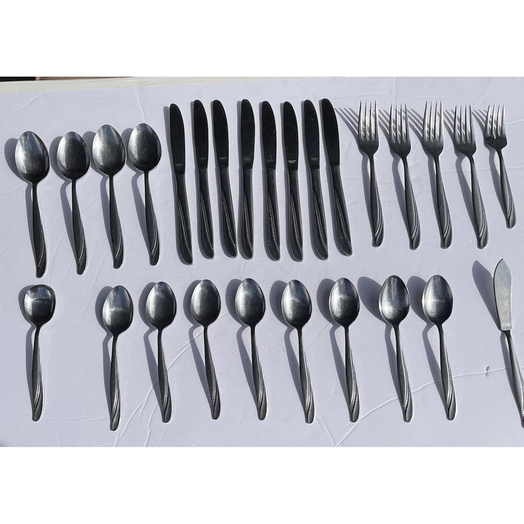 Vintage Stainless Steel Flatware Japan 25 Piece Set Replacements - Etsy