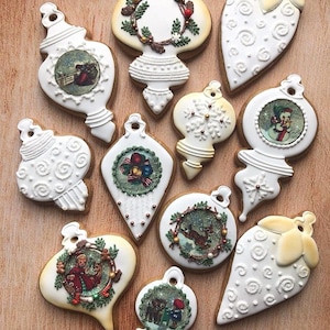 SET Christmas balls, set of 11 cookie cutters #476