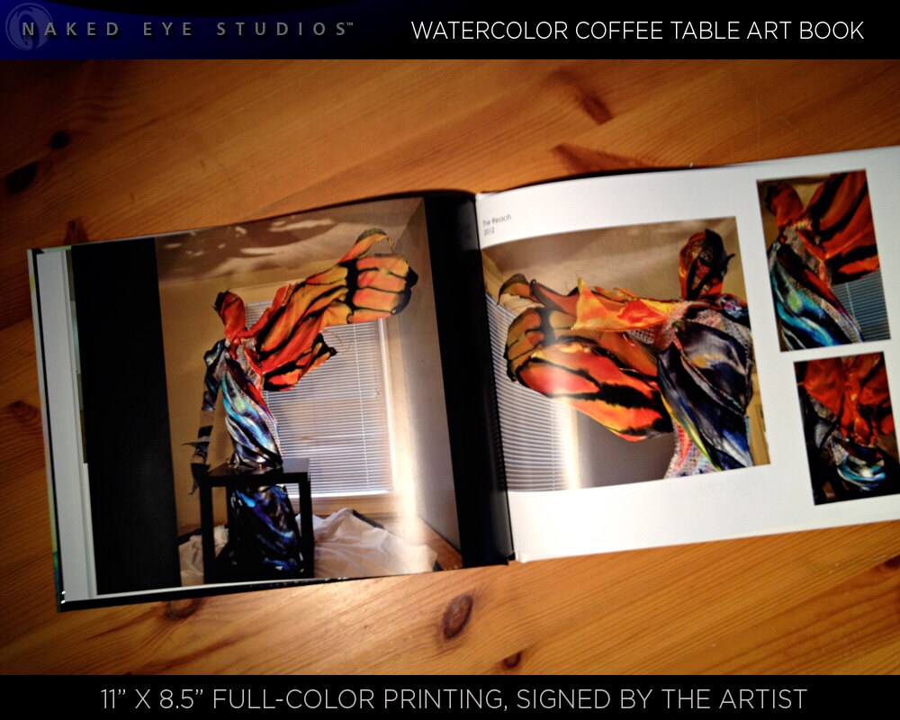 Original Hardbound Art Coffee Table Book. Signed by the Artist Etsy