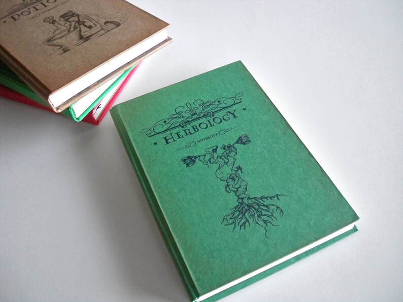 Herbology Notebook Etsy