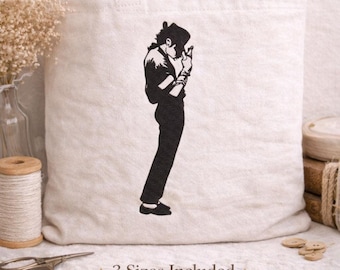 Michael Jackson Silhouette Stickdatei - King of Pop Stickdatei - Silhouette Stickdatei - digitaler Download
