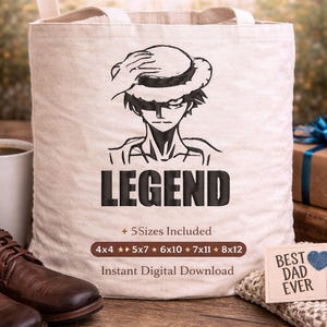 Legend Embroidery Design, Anime Hat boy Machine Embroidery File, Instant download