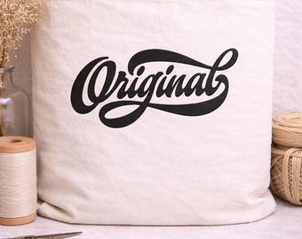 Original Bullet Journal Stickdatei, Retro Slogan Stickdatei, Vintage Modern Fashion Stickdatei