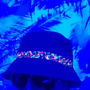 Hyperspace Bucket Hat – UV Reactive Festival Hat | HyperSpaceThreads