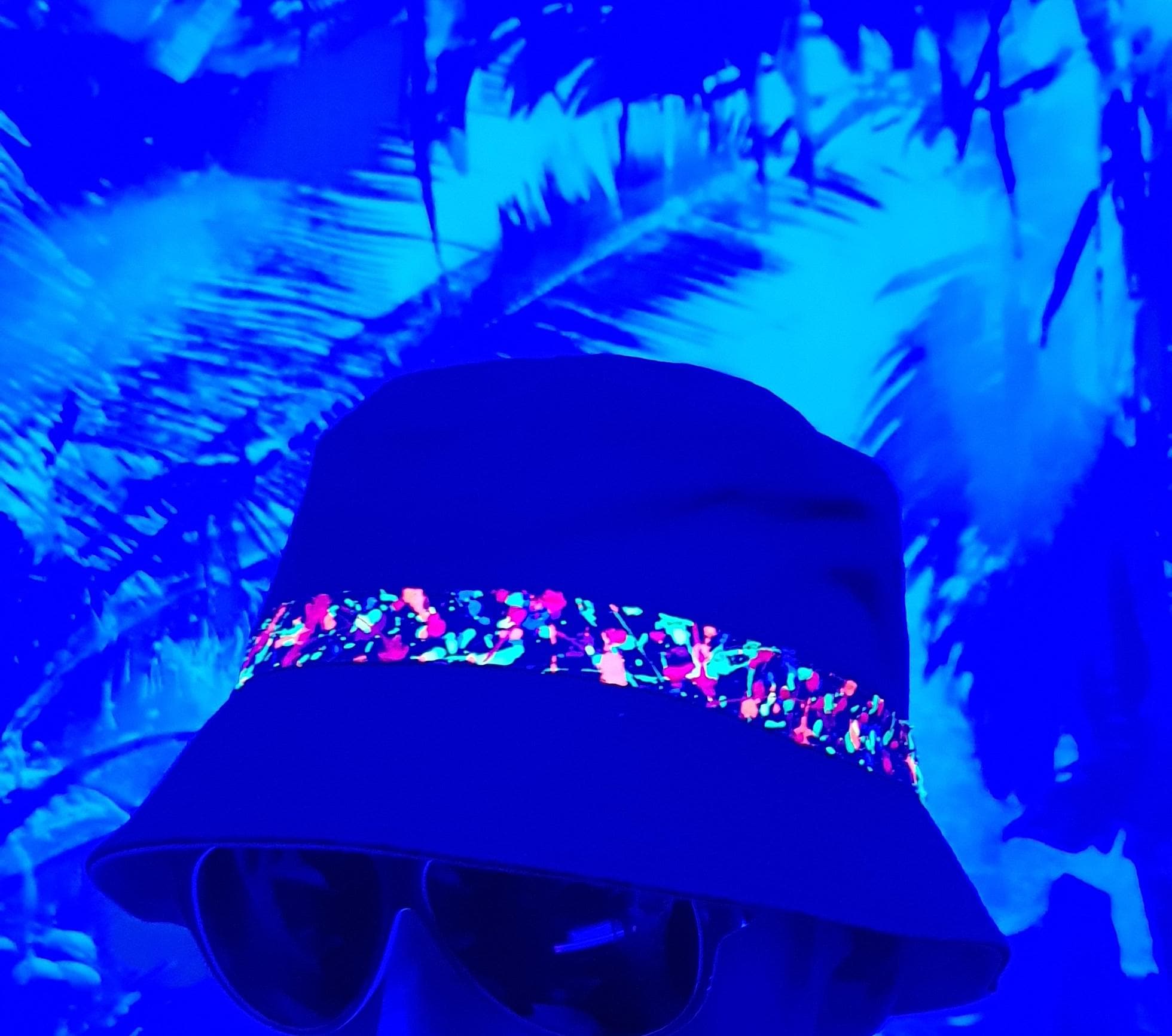 Hyperspace Bucket Hat – UV Reactive Festival Hat  display picture 2