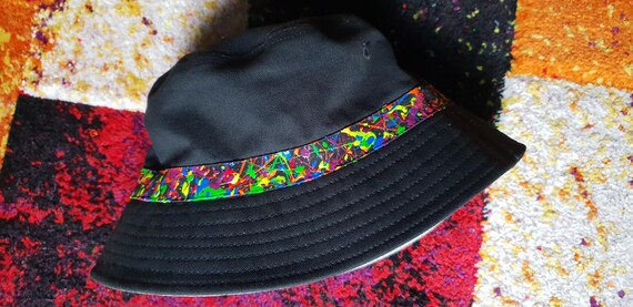 Handpainted Marble Blacklight Responsive Bucket Hat 20240704_115601_3024x.jpg?v=  main image 4