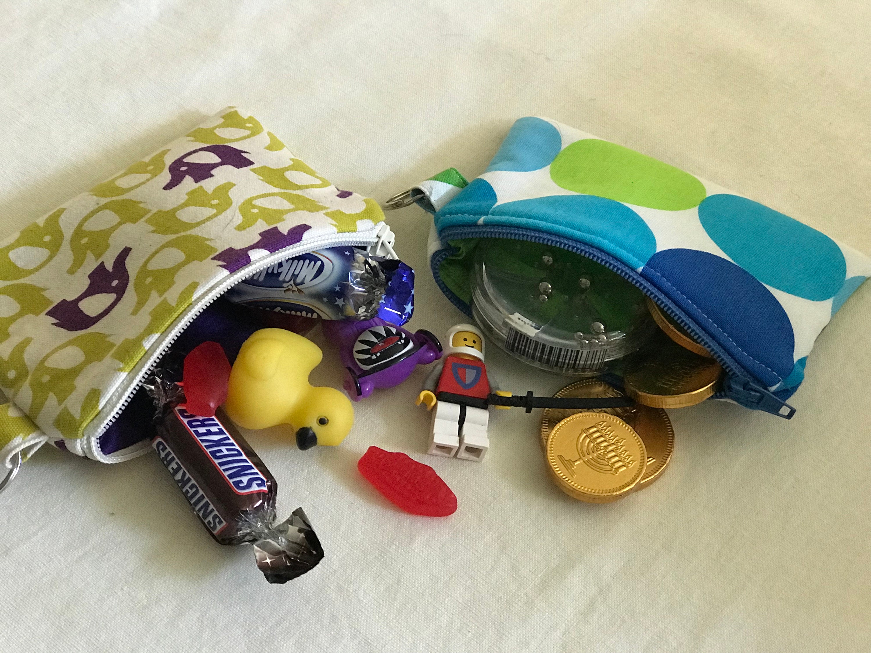 Fabric Coin Purse/card Holder/wallet With Zipper and Ring Etsy Australia