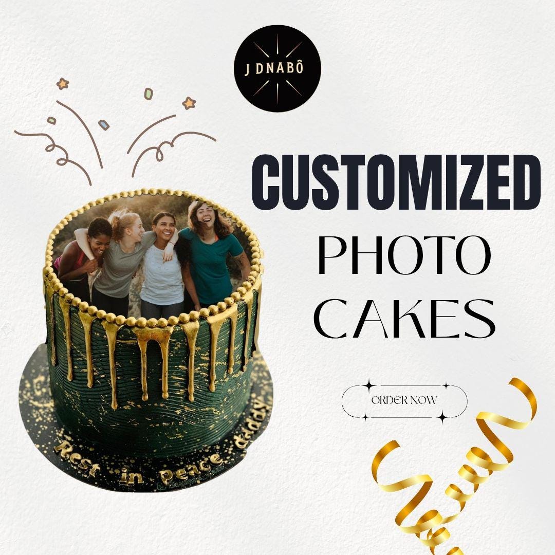 Customized Photo Cakes - Etsy