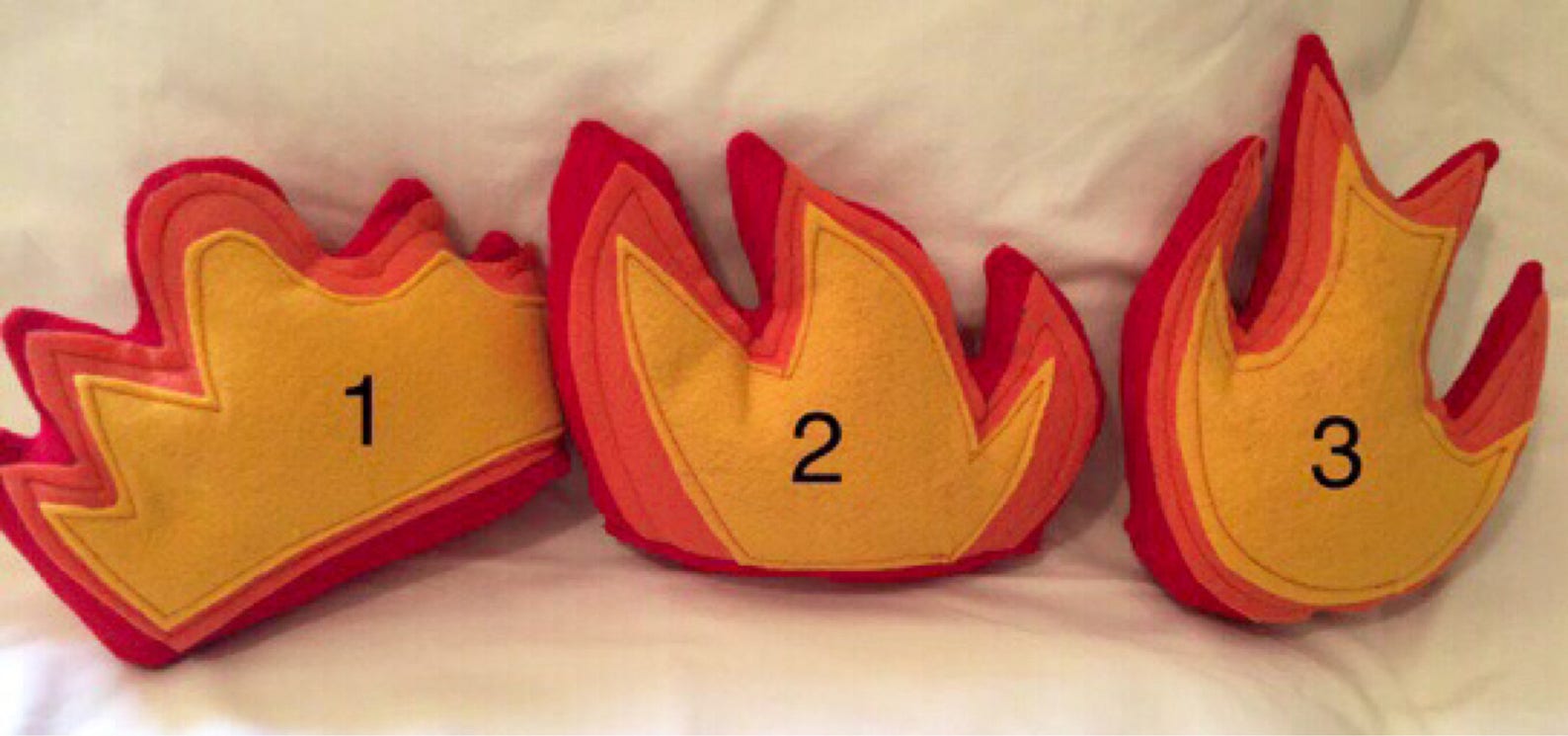 Felt Flames Etsy