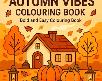Herfstkleurboek: knusse herfsttaferelen, pompoenen en dieren (pdf-download)