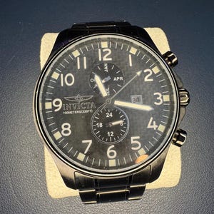Invicta Specialty Men&#39;s Watch - 48mm, Black (0383) - Pilot Watch