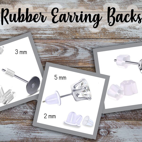 Earring Safety Backs Etsy