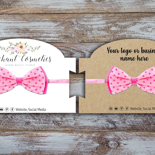 Customized Headband Display Card 6 Inches by 4 Inches Product Etsy