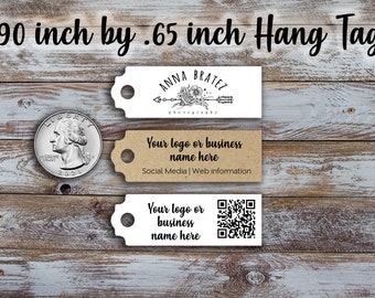 Custom 1.9 inch by .65 inch price tags, hang tags, jewelry tags, rectangular tag, Customized Small Price, Labels