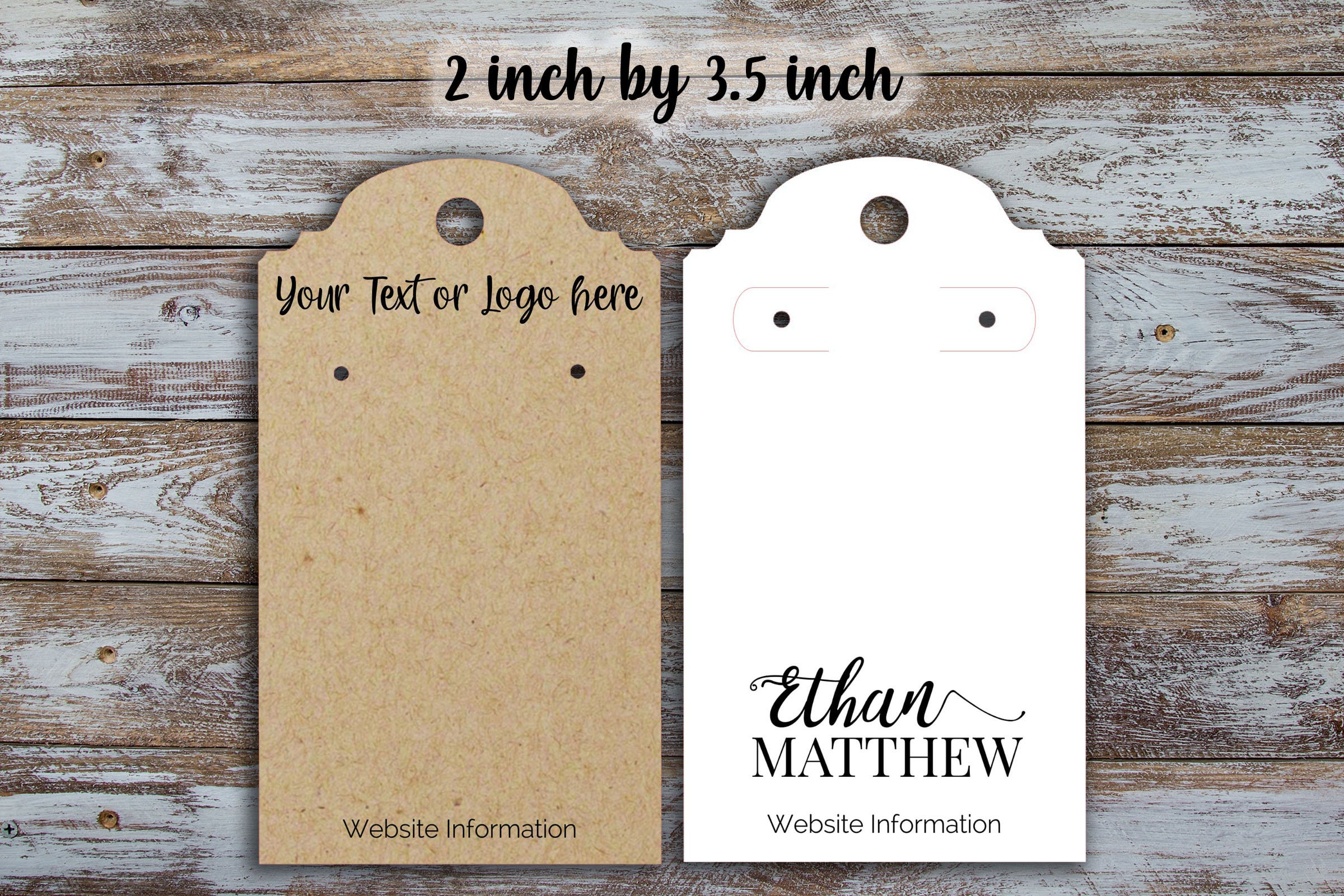 Custom Earring Cards 20 SIZES With Your Logo Packaging Jewelry Display  Cards Tags Label Display DS2000 