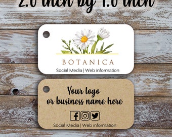Custom  tags -2.0 inch by 1.0 inch, Customized Small Price Tags, Jewelry Hang Tags, Labels, retail pricing