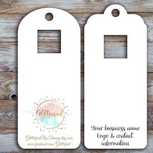 Custom Logo Badge Reel Display Cards (2x4.5 inches)