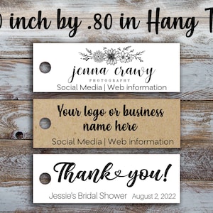 Custom tags 2.40 inch by .80 inch, Customized  Price Tags, Jewelry tags, Tags Labels, retail tags, hang tags