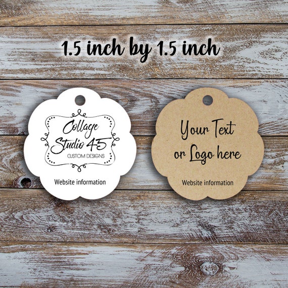 1 Inch Customized Circle Hang Tags