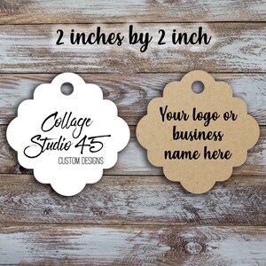 Custom Retail cards 2 inches by 2 inches, Clothing Tags, Retail Tags, Custom Card