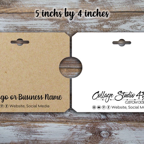 Custom Bracelet Cards 4 Inches by 4 Inches Bracelet Display Etsy