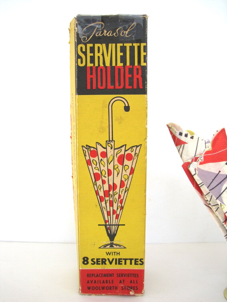 Vintage Napkin Holder Gold Metal Umbrella Parasol Serviette Etsy