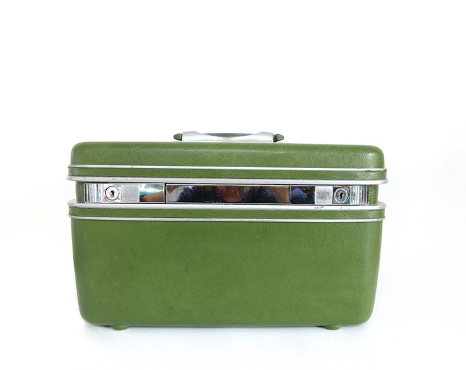 Vintage Train Case Samsonite Silhouette Suitcase Luggage Etsy