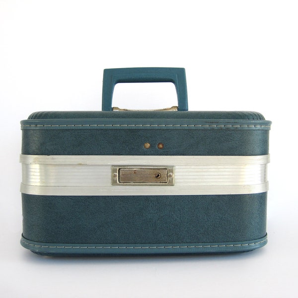 Suitcase Train Case Etsy