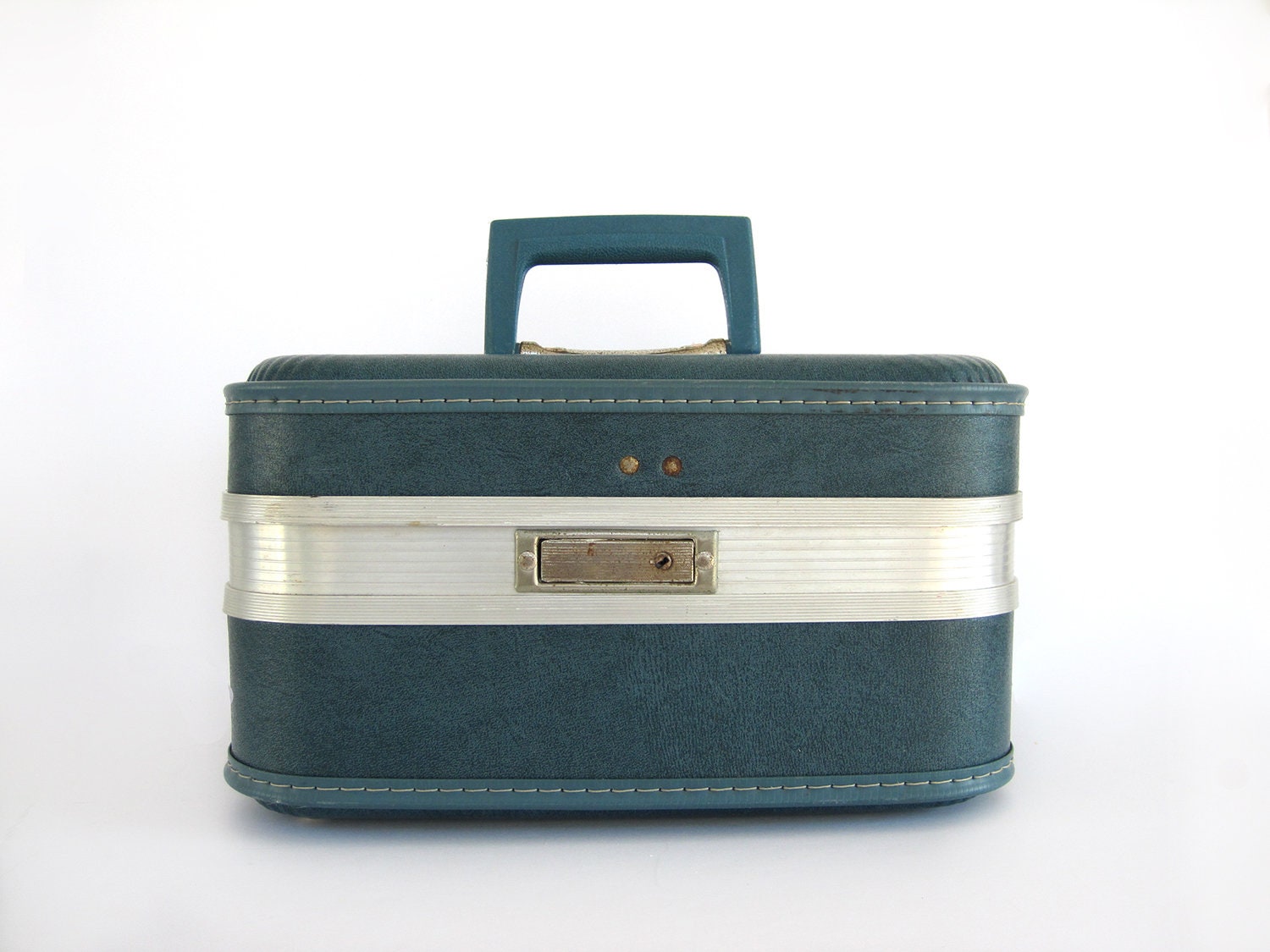 Mid 20th Century Vintage Luggage Monarch Train Case