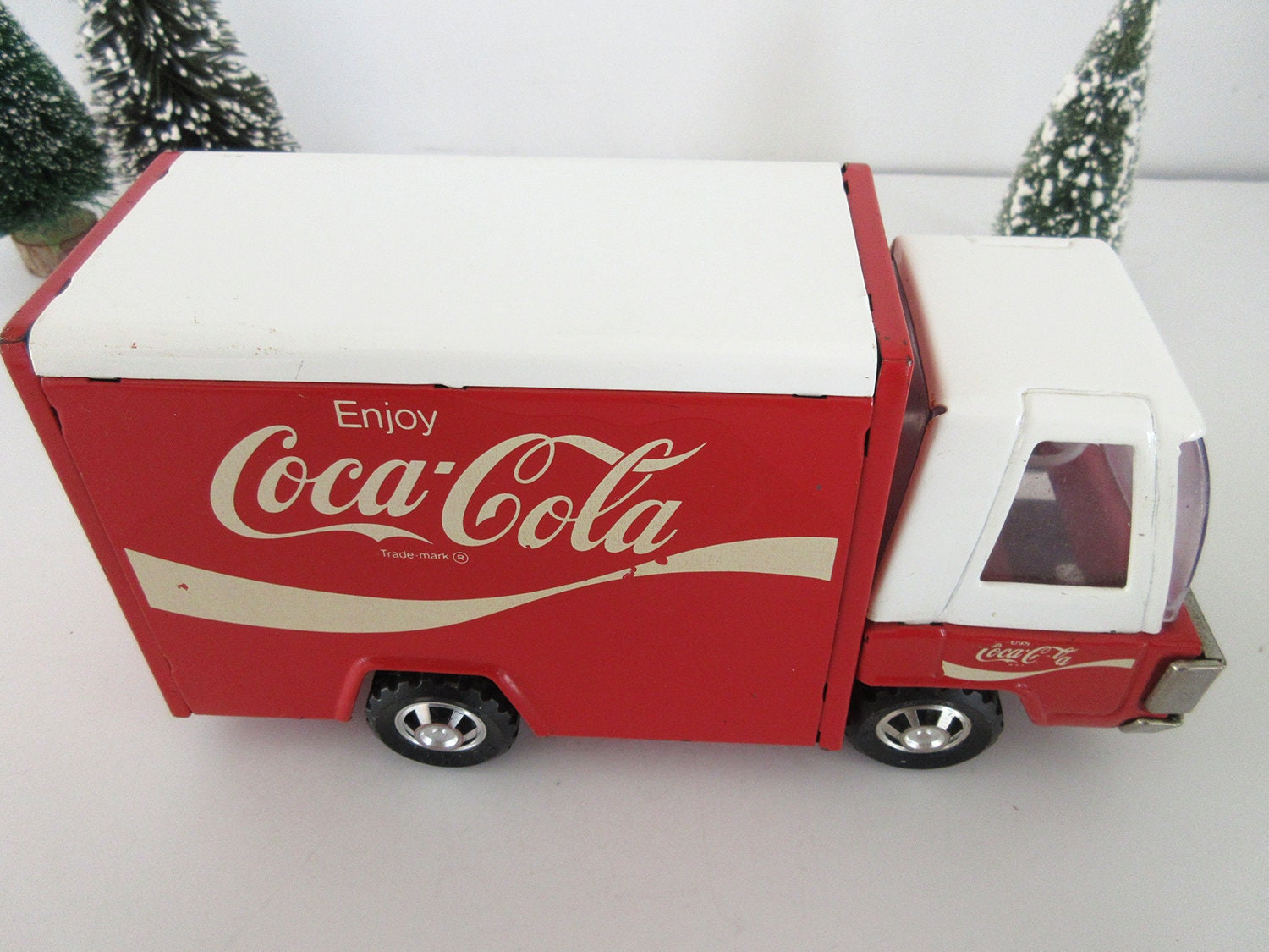 Buddy L Coca Cola Toy Truck 1960s Yellow - Vintage