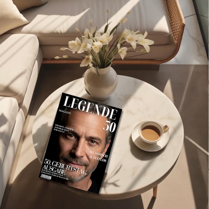 50. Geburtstag Geschenk für Ehemann - Magazin Vorlage / Bearbeitbar & Druckbar / Sofort Descargar imagen 18