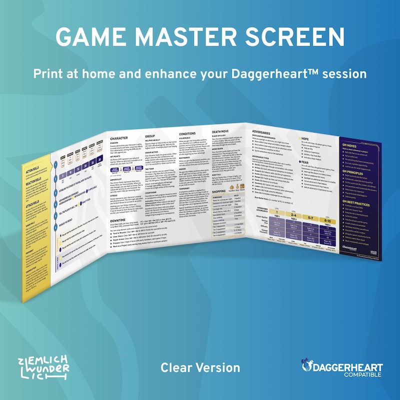 Daggerheart Dm Screen - Etsy