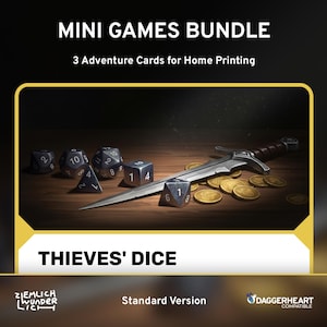 Adventure Cards – Mini Games Bundle – Daggerheart™ Compatible.