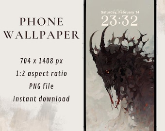 Dark Fantasy Dragon Wallpaper | Dark Fantasy Wallpaper | Gothic Digital Art for Mobile