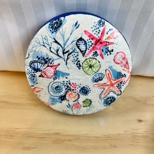 Round wood box with lid | Jewelry | Trinket dish
