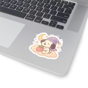 Cute Snoopy Cozy Sleepy Sticker! | for Laptop, Water Bottles, Journals, and Scrapbooking
