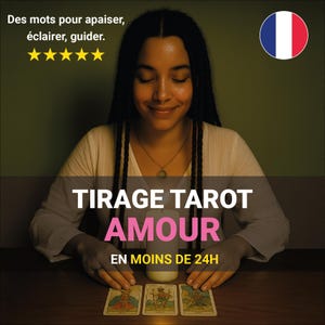 Ton avenir amoureux?  Lecture Tarot Amour en Français, PDF Rapide, Réponse Claire, Lecture Intuitive, Guidance Personnalisée
