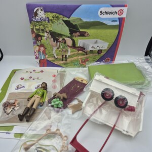 Schleich Horse Club 42533 – Lisa&#39;s Pony Trailer (incomplete set: without horse or box, new sealed parts)