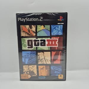 Grand Theft Auto III – PS2 (Pal fr) – GTA-Videospiel, französische Ausgabe, DMA/Rockstar – Neu im Blister