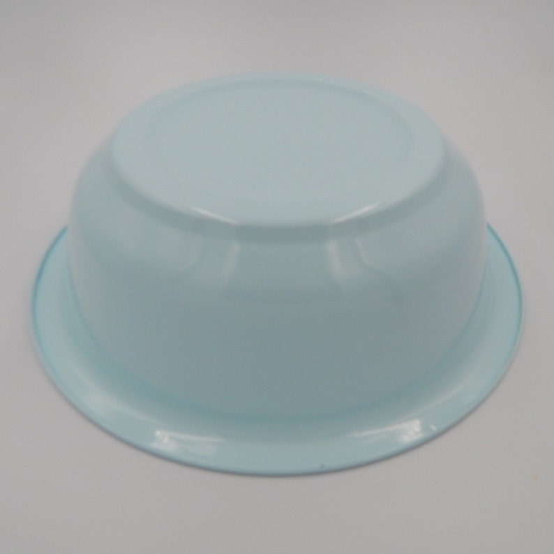 Emaille Becken Pastell blau Emaille Becken Runde Wash Bowl 12 Zoll