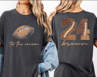 Custom Game Day Football Shirt, Football Player Tee, BP
