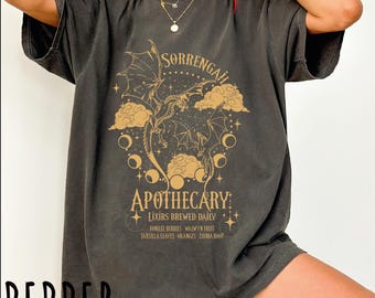 Sorrengail  Apothecary Shirt, Fourth Wing Tee, Dragon Rider Velaris Violet Shirt, Riders Quadrant, Xaden Riorson Shirt, Violance T-Shirt