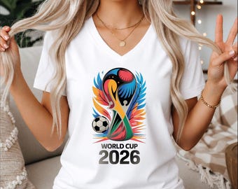 Camiseta sin mangas para aficionados al fútbol 2026, camiseta sin mangas de fútbol internacional, top corto para el día del partido, camiseta sin mangas con cuello en V para aficionados al deporte
