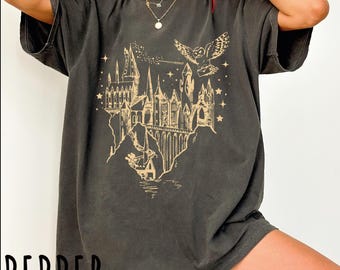 Wizard Castle Shirt, Wizard Owl Shirt, Universal Studios Shirt